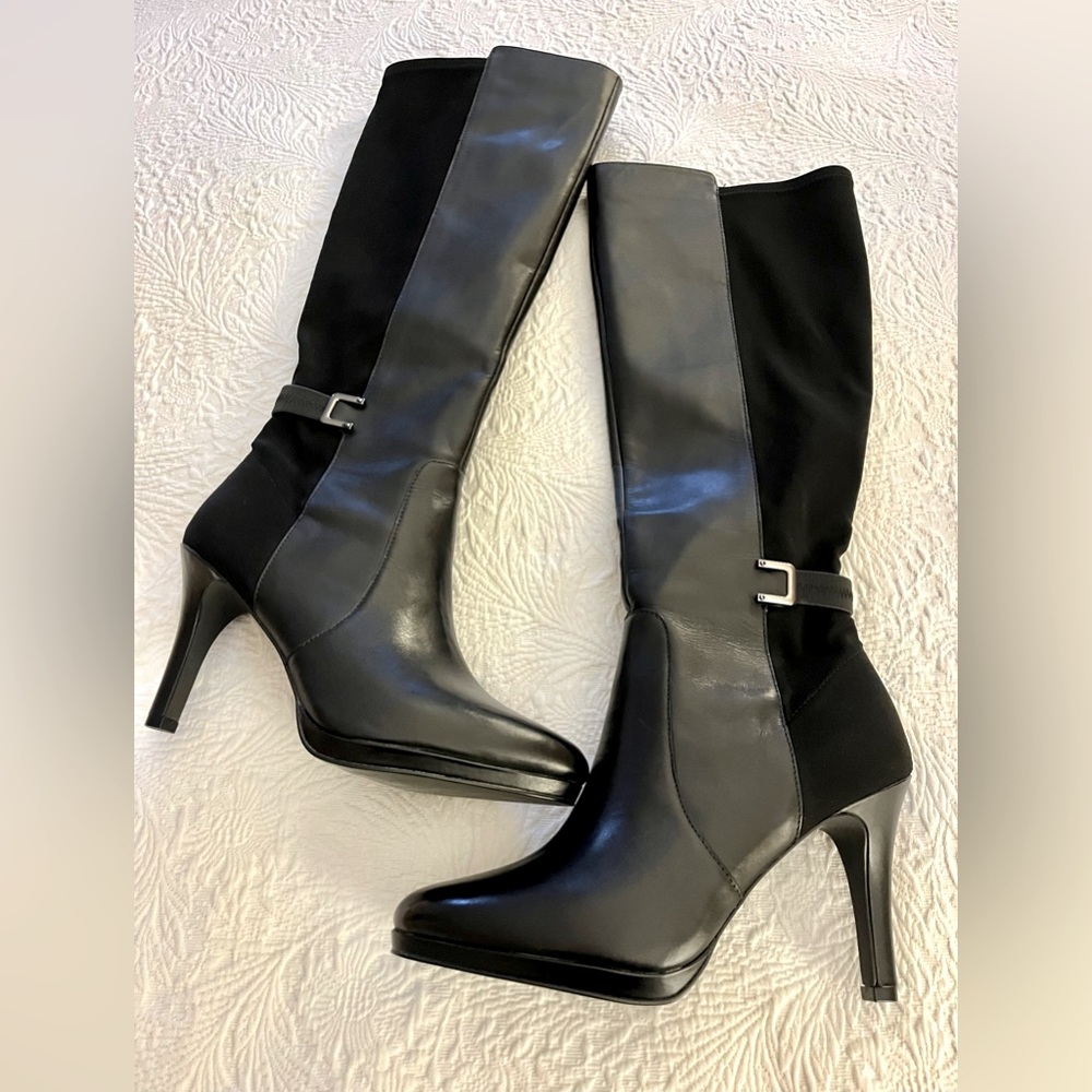 Tahari tall leather boot